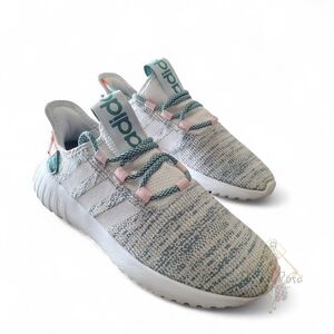 Adidas Womens Kaptir X Grey/White/Green Running Shoes - 7